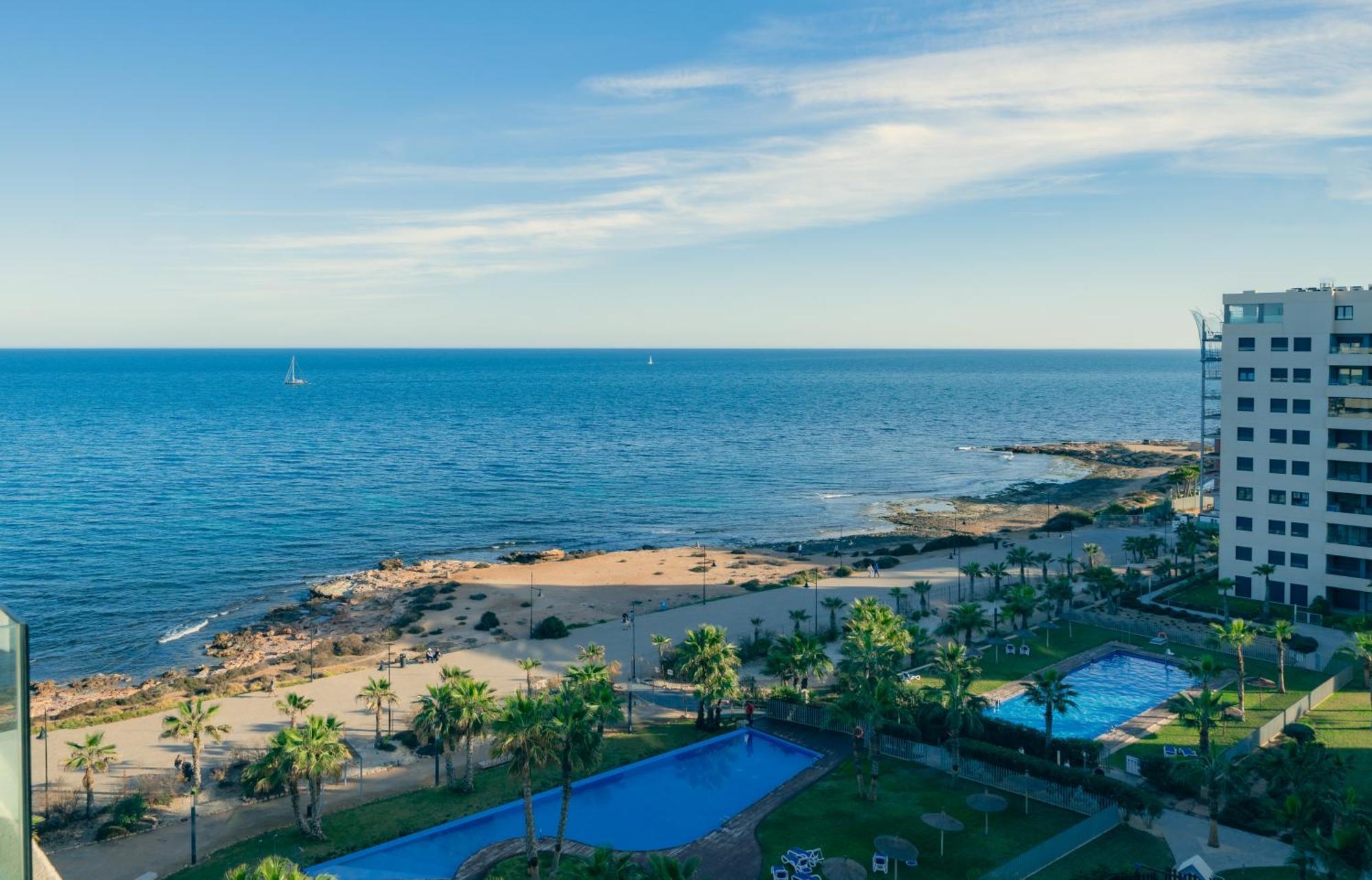 Apartamento Premium Con Jacuzzi Y Vistas Al Mar En Punta Prima, Torrevieja By Rentalole Екстериор снимка